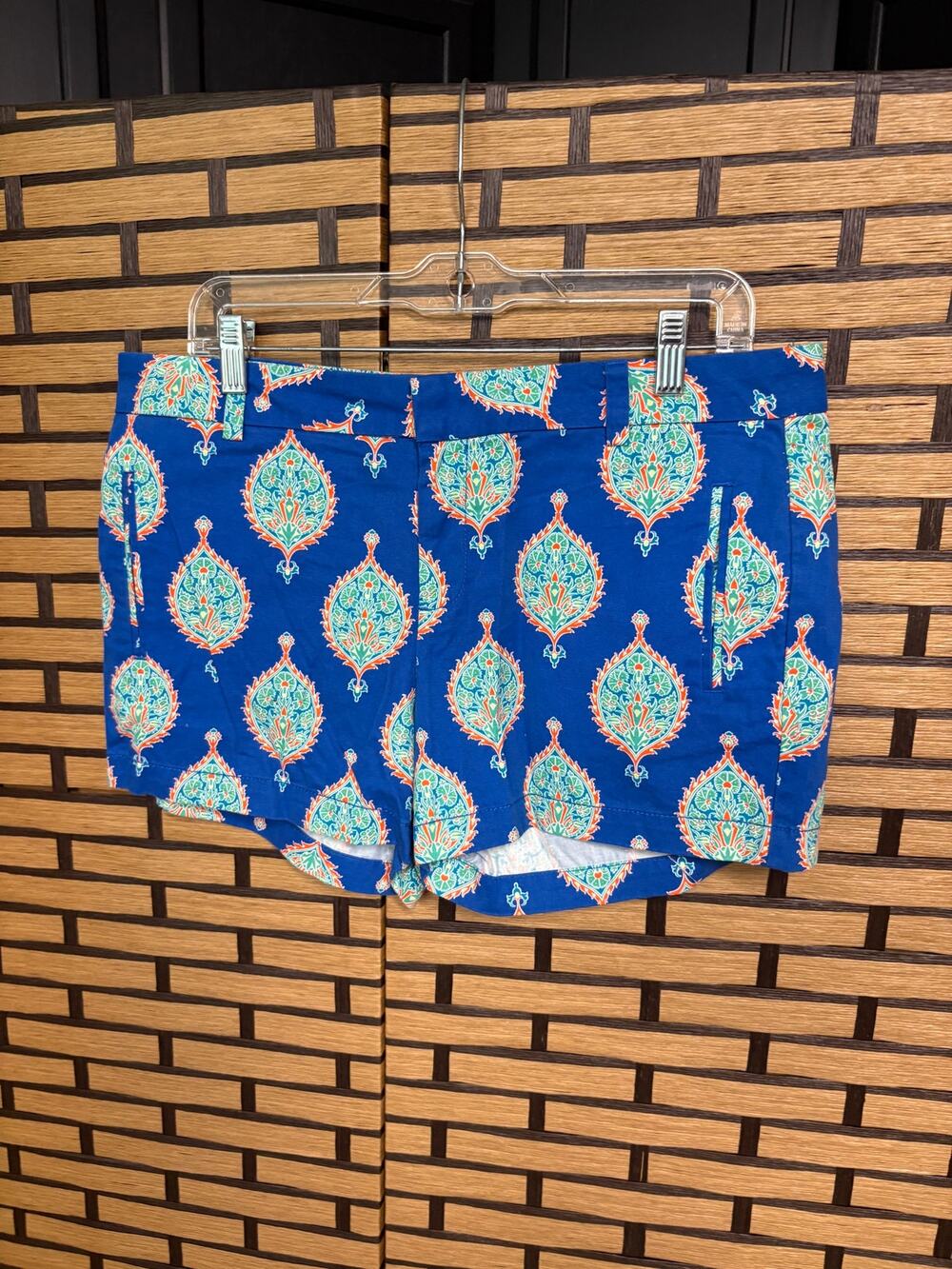 JCP Blue Pattern shorts Size 10